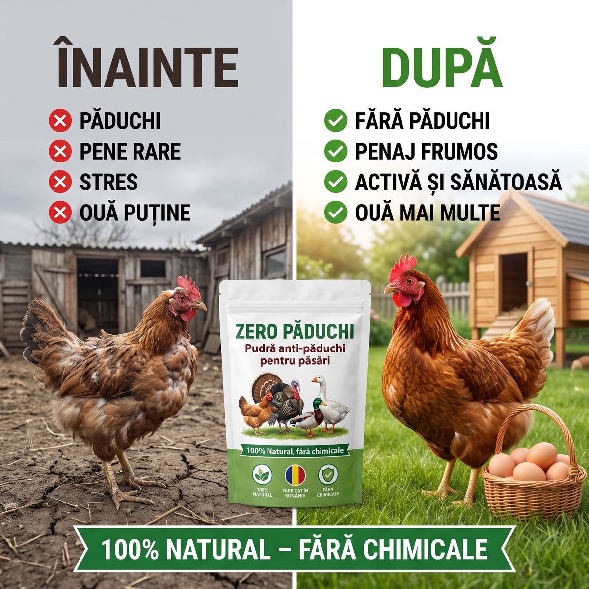 Scapă păsările de păduchi 