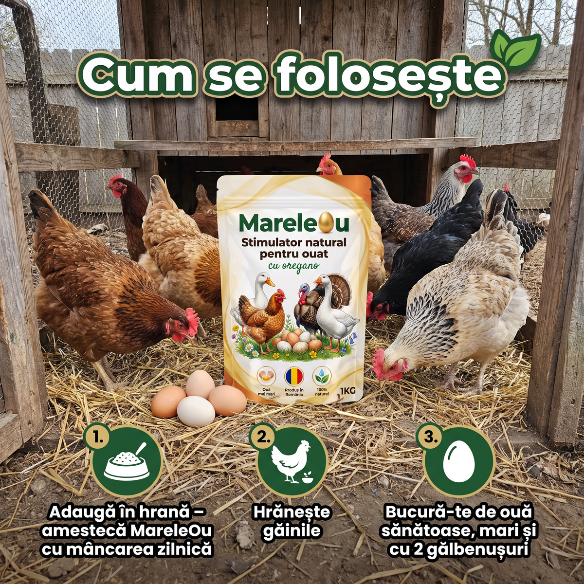 Ajută-ți găinile să ouă 