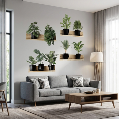 Set 4 Tablou Decorativ 3D Autoadeziv