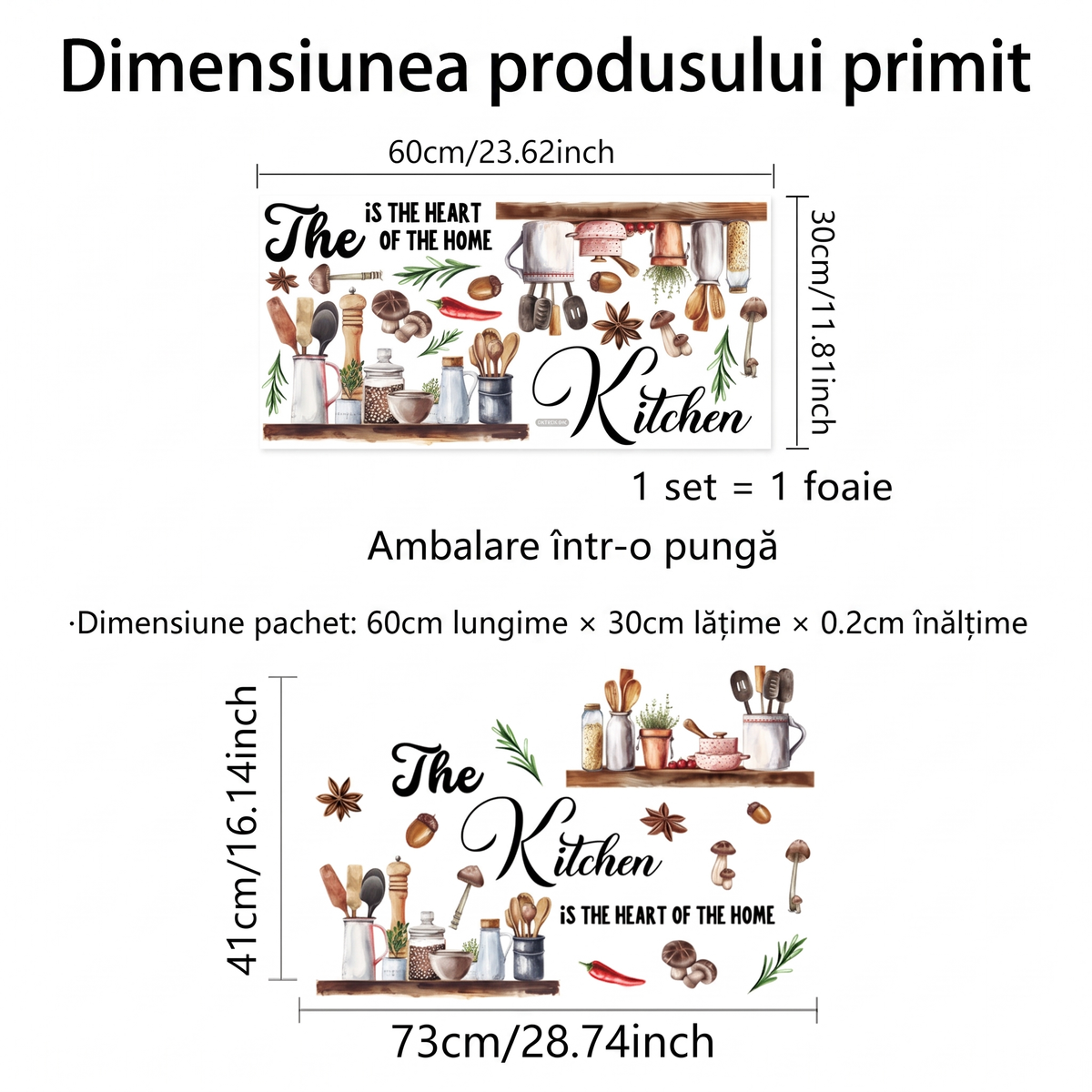 Sticker Autoadeziv pentru Bucătărie